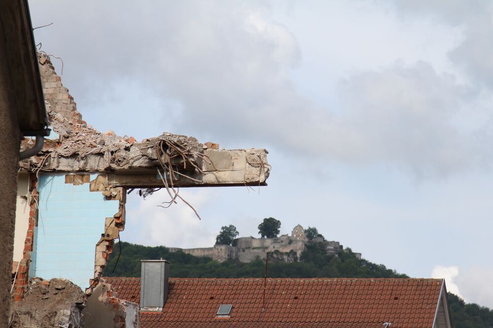 Baustelle Elsach-Center Juni 2012