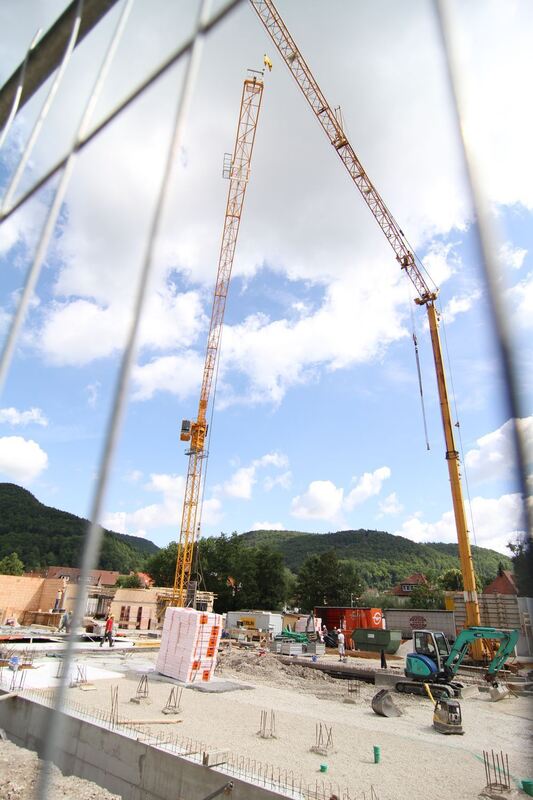 Baustelle Elsach-Center Juni 2012