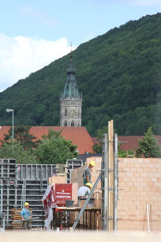 Baustelle Elsach-Center Juni 2012