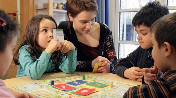 Spielerisch lernen: Die Sprachförderung in den Kindergärten des Landes soll ausgebaut werden - auch Eningen will da in den nächs