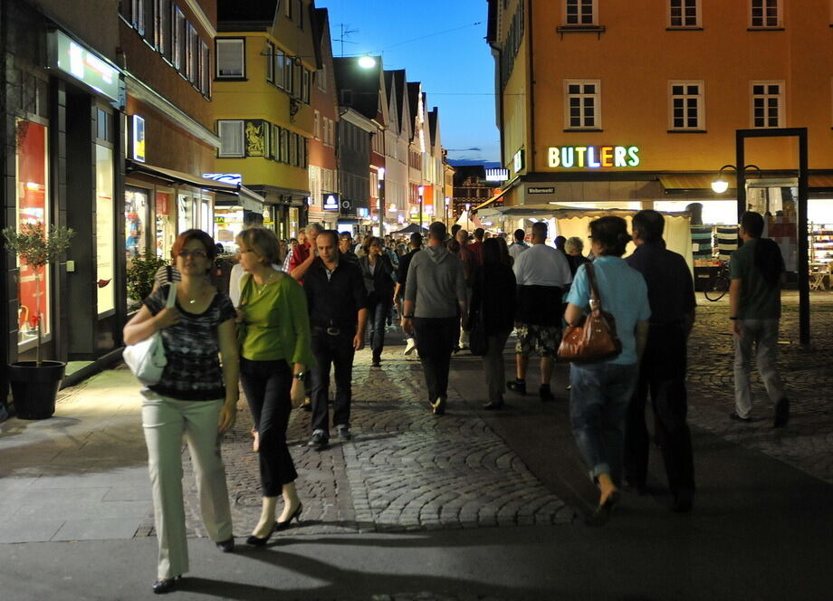 Lange Einkaufsnacht Reutlingen Juli 2012