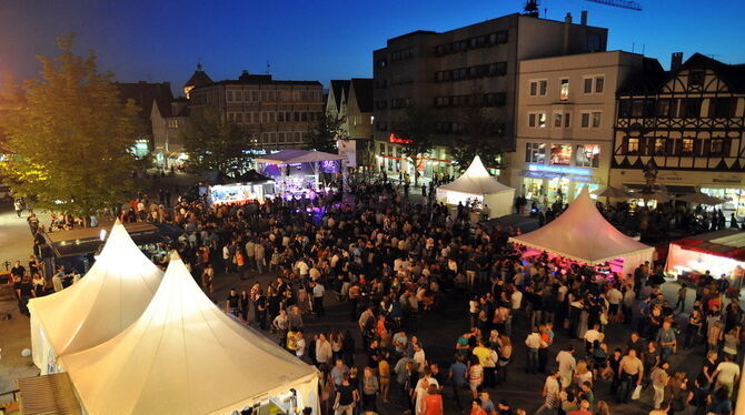 Lange Einkaufsnacht Reutlingen Juli 2012