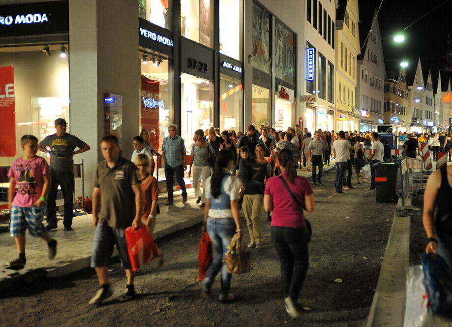 Lange Einkaufsnacht Reutlingen Juli 2012