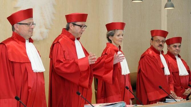 Der Präsident des Bundesverfassungsgerichts, Andreas Voßkuhle hat eine sachliche Debatte bei der Euro-Rettung angemahnt. Foto