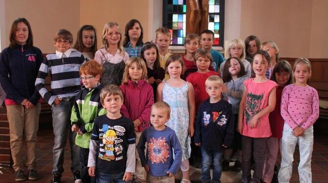 Mädchen und Buben zwischen vier und zwölf Jahren kommen in die Kinderkirche nach Bernloch. FOTO: LEUSCHKE