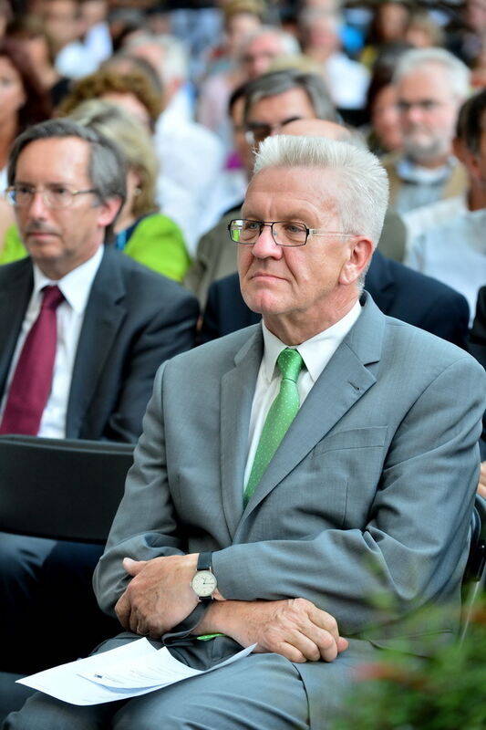 Winfried Kretschmann in Tübingen und Mössingen