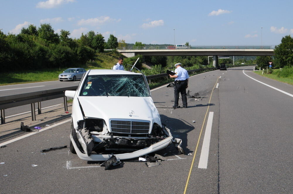 Geisterfahrerin auf der B 27 Juli 2012