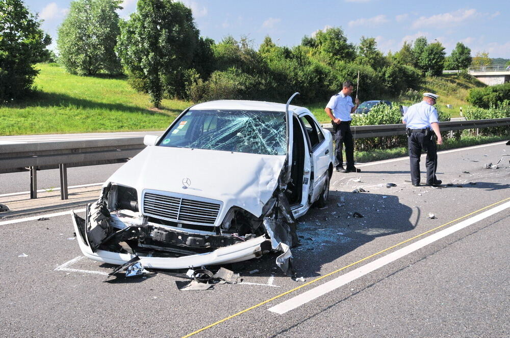 Geisterfahrerin auf der B 27 Juli 2012