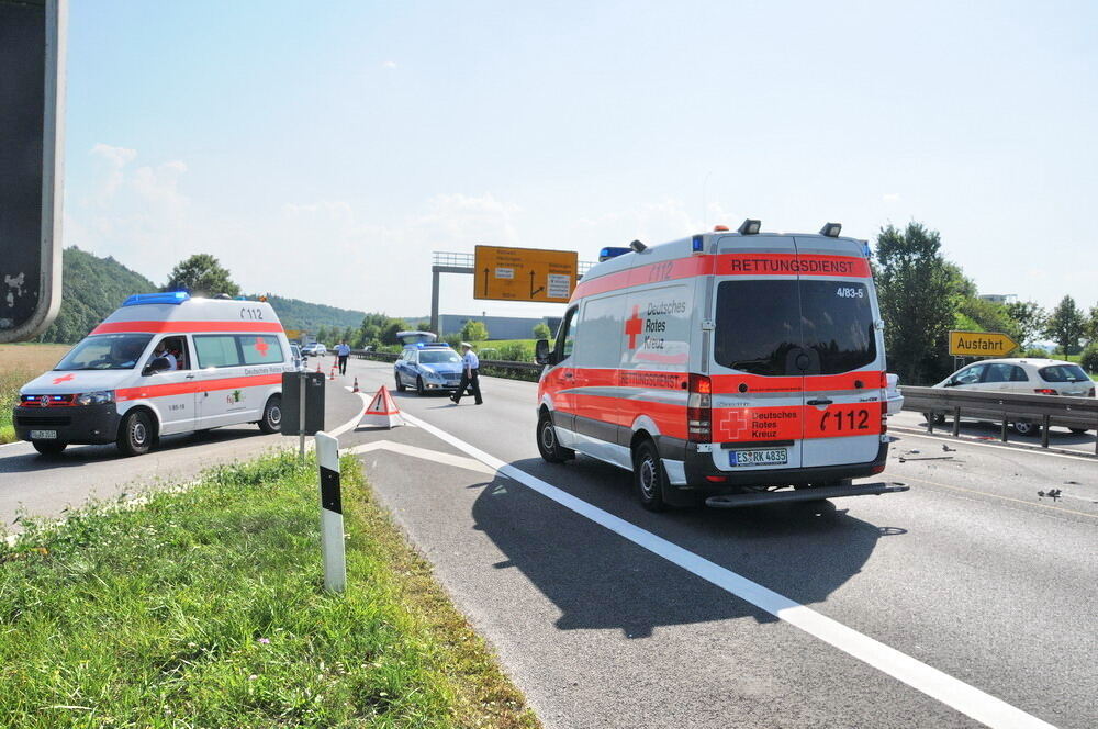 Geisterfahrerin auf der B 27 Juli 2012