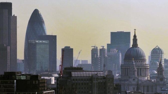 Blick auf die Skyline von London. Foto: Andy Rain / Archiv