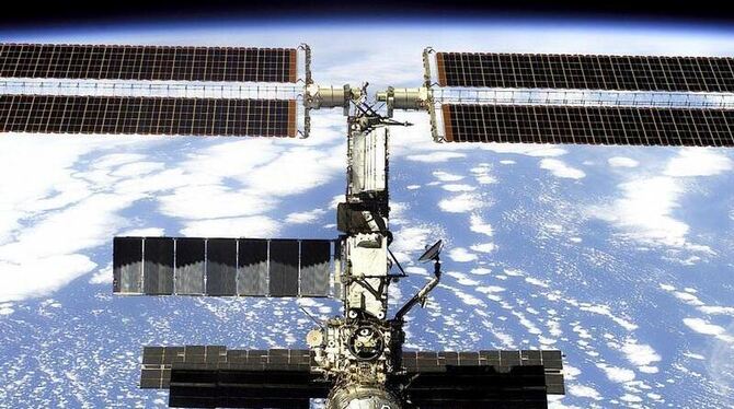 Blick auf die Internationale Raumstation ISS. Foto: Archiv