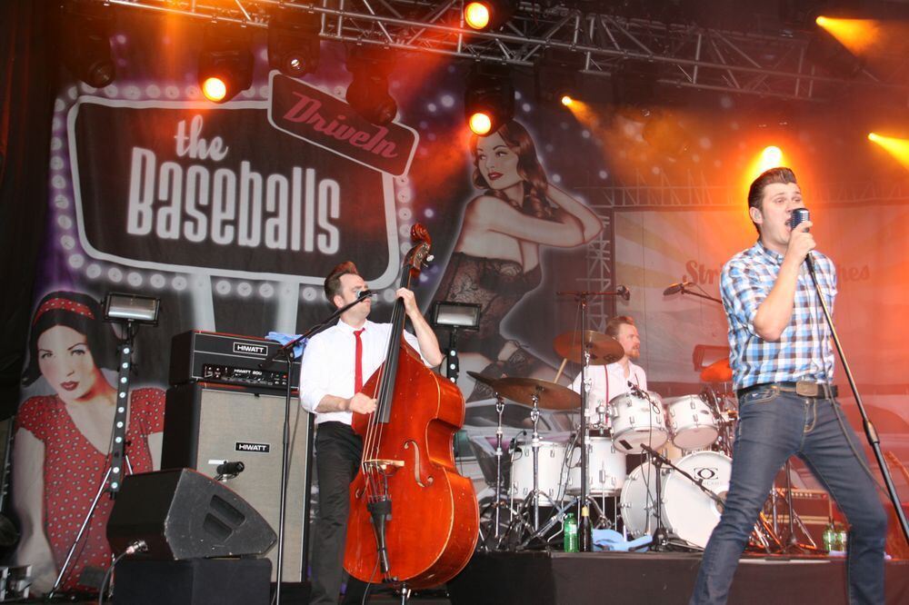 The Baseballs auf dem Killesberg. Foto: Hailfinger