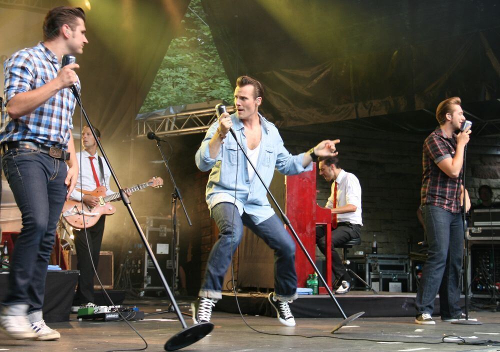 The Baseballs auf dem Killesberg. Foto: Hailfinger