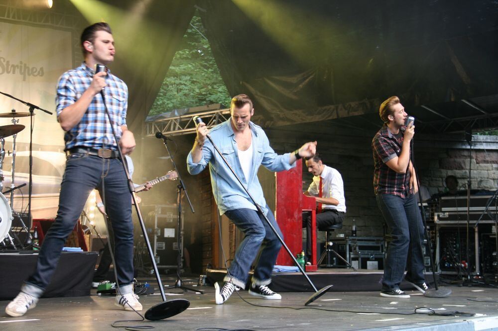 The Baseballs auf dem Killesberg. Foto: Hailfinger