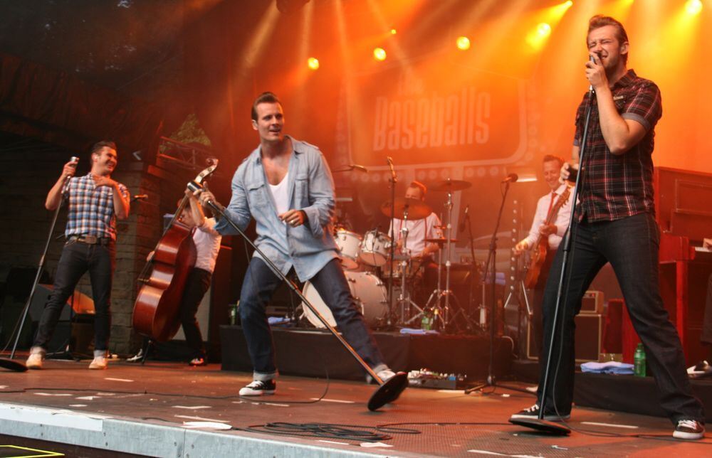 The Baseballs auf dem Killesberg. Foto: Hailfinger