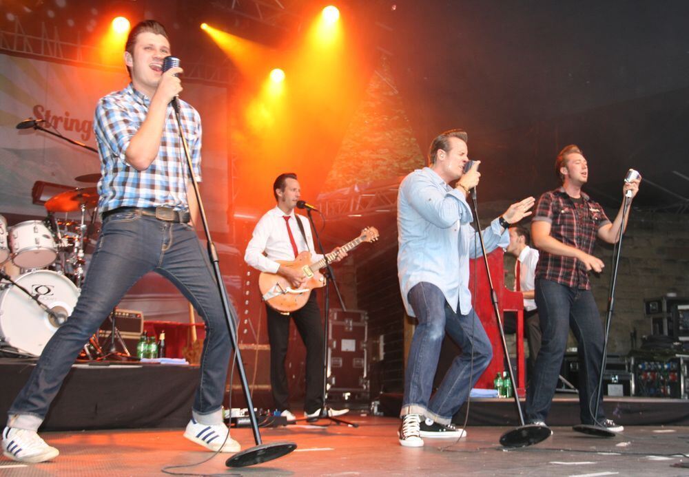 The Baseballs auf dem Killesberg. Foto: Hailfinger