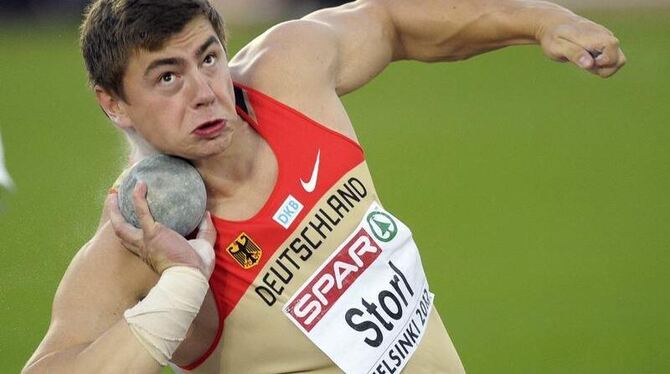 Kugelstoß-Weltmeister David Storl hat gute Chancen auf den Olympiasieg. Foto: Markku Ojala