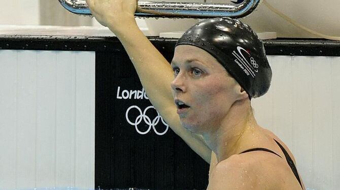 Britta Steffen erreichte recht locker das Halbfinale über 50 Meter Freistil. Foto: Marius Becker