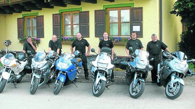 Die Betzinger Motorradfreunde suchen die Geselligkeit. Aber wenn sie mit ihren Maschinen auf Tour sind, mögen sie es ruhig und v