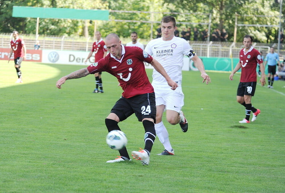 DFB-Pokal Nöttingen - Hannover 1:6 August 2012