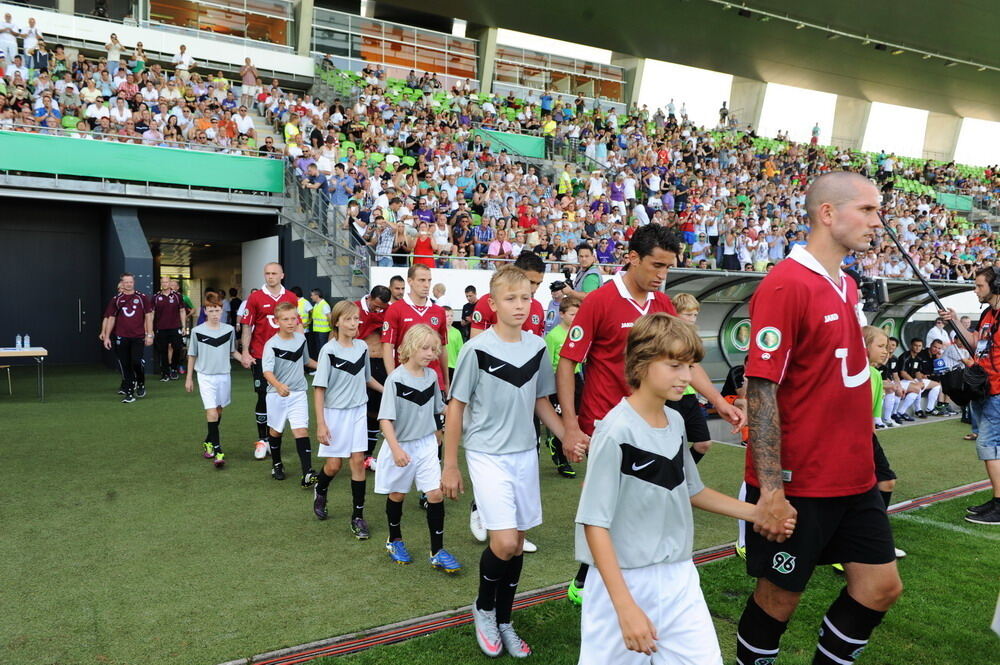 DFB-Pokal Nöttingen - Hannover 1:6 August 2012