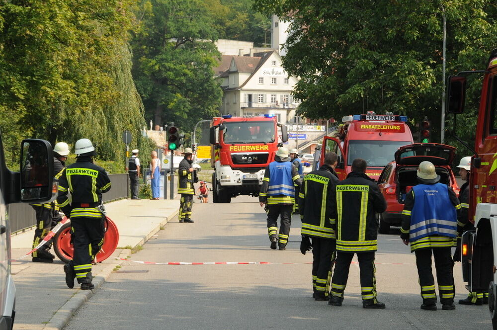 Gasleck Tübingen-Derendingen September 2012