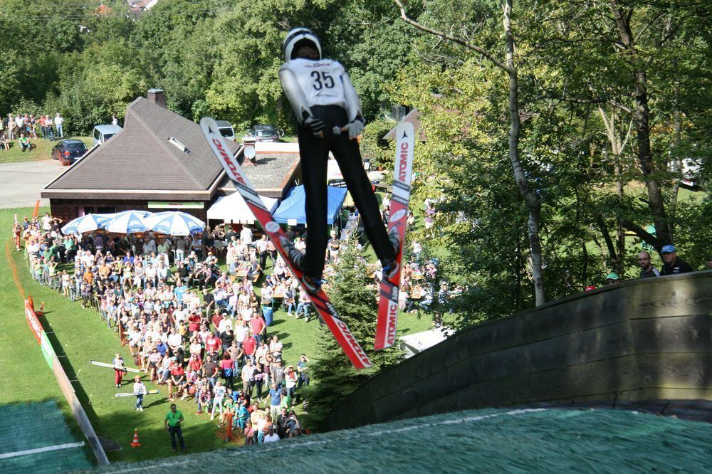 Sommerskispringen des VfL Pfullingen 2012