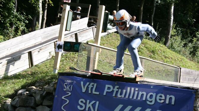 Sommerskispringen des VfL Pfullingen 2012