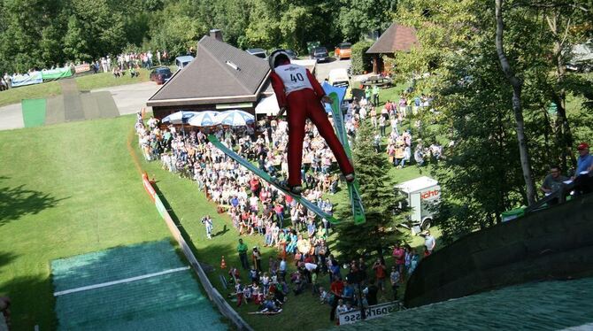 Sommerskispringen des VfL Pfullingen 2012