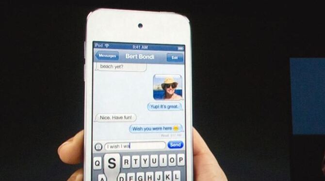 Die neueste Version des Betriebssystems iOS läuft auf dem iPod touch und allen weiteren neueren mobilen Apple-Geräten. Foto: