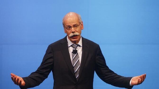 Daimler Konzernchef Dieter Zetsche spricht von zunehmend »schwierigen Marktbedingungen« in Europa. Foto: Diego Azubel (Archiv