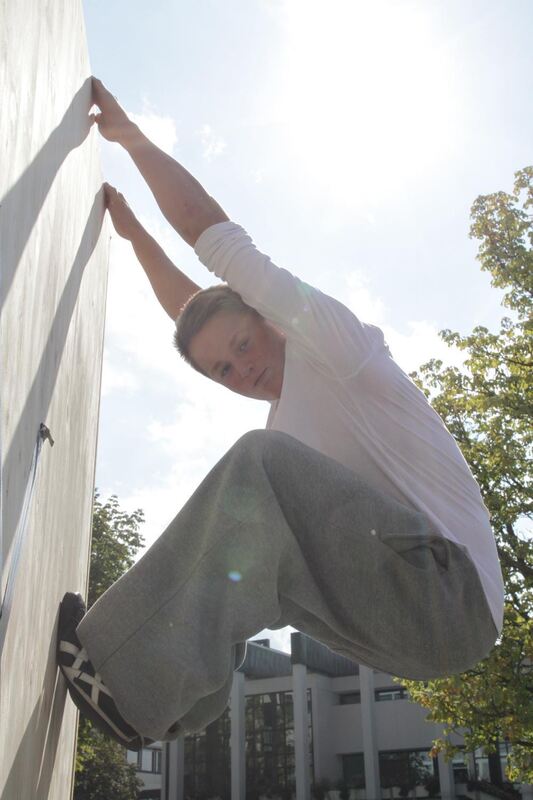 Parkour-Day auf dem Reutlinger Marktplatz