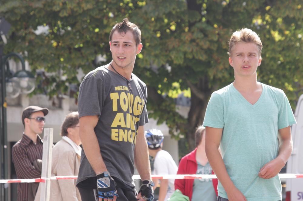 Parkour-Day auf dem Reutlinger Marktplatz