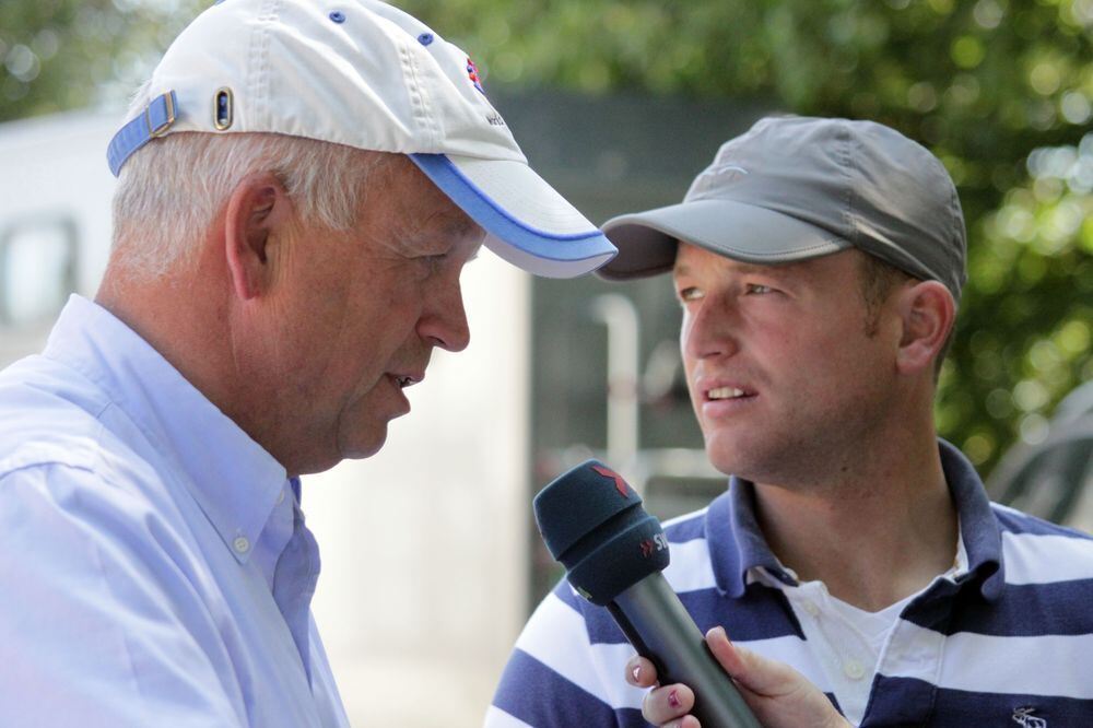 Pressetermin bei Michael Jung September 2012