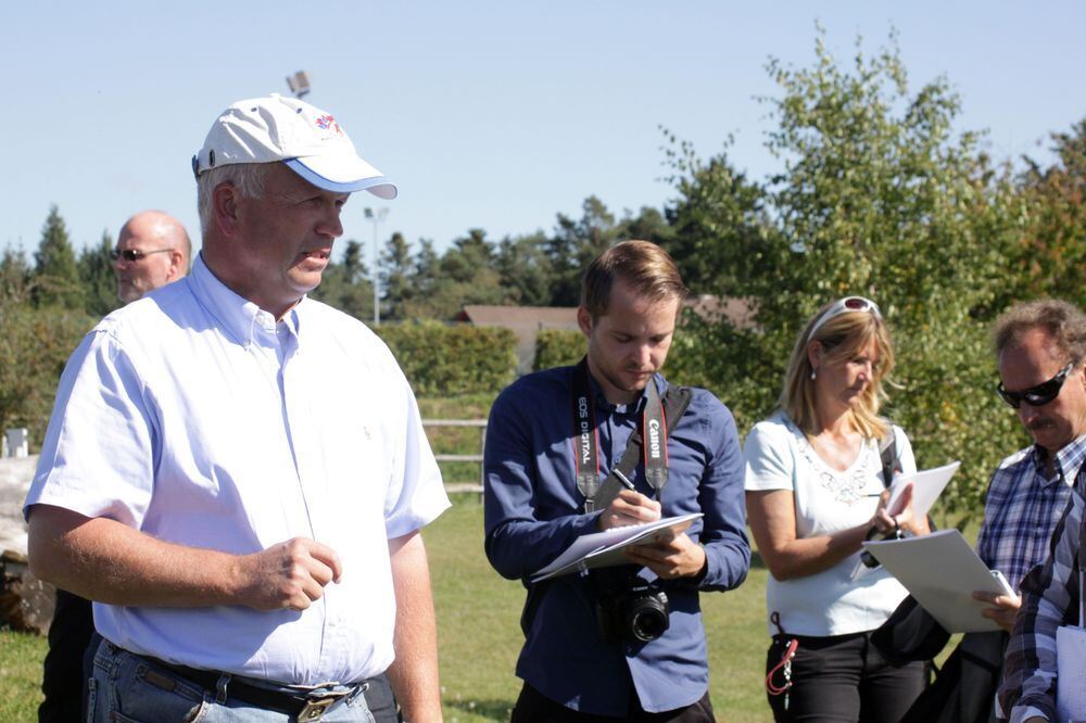 Pressetermin bei Michael Jung September 2012