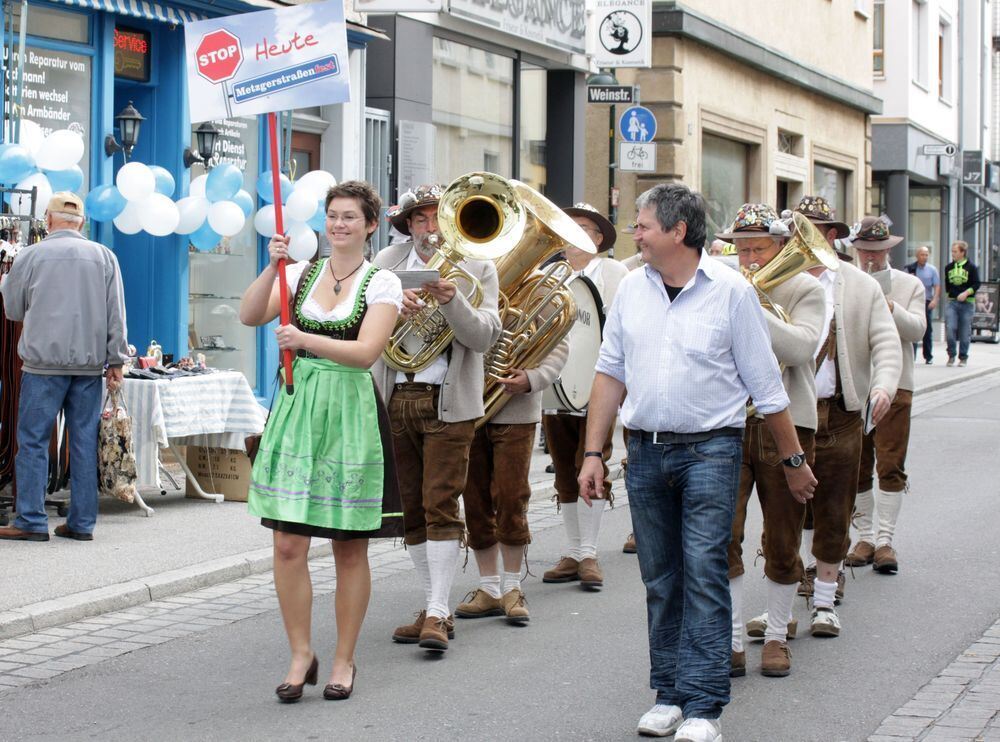 Metzgerstraßenfest und Dirndl-Königinnen-Krönung September 2012