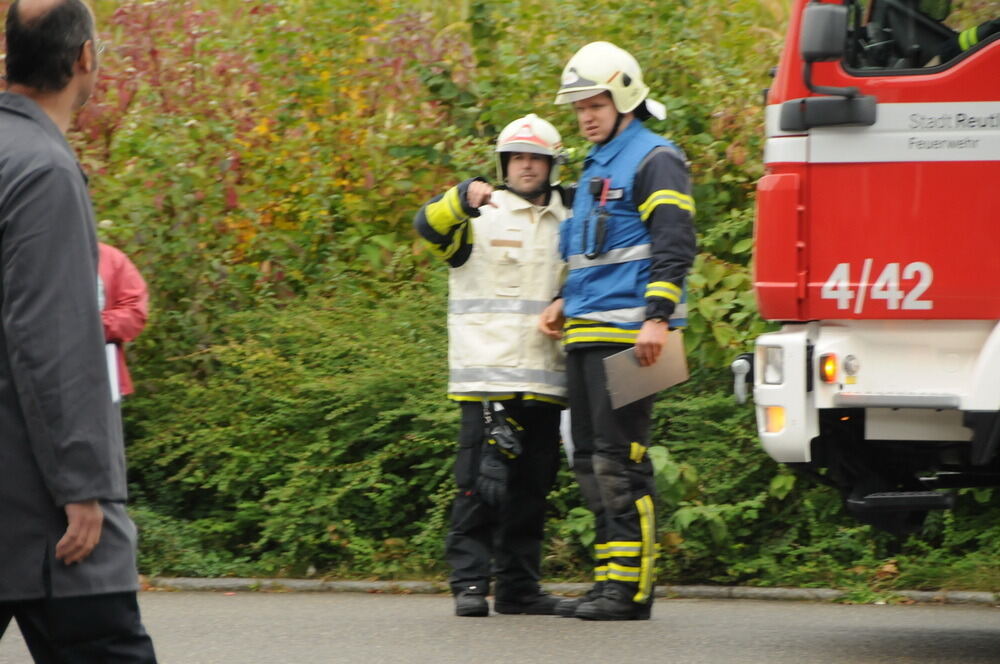 Übung Feuerwehr Betzingen September 2012