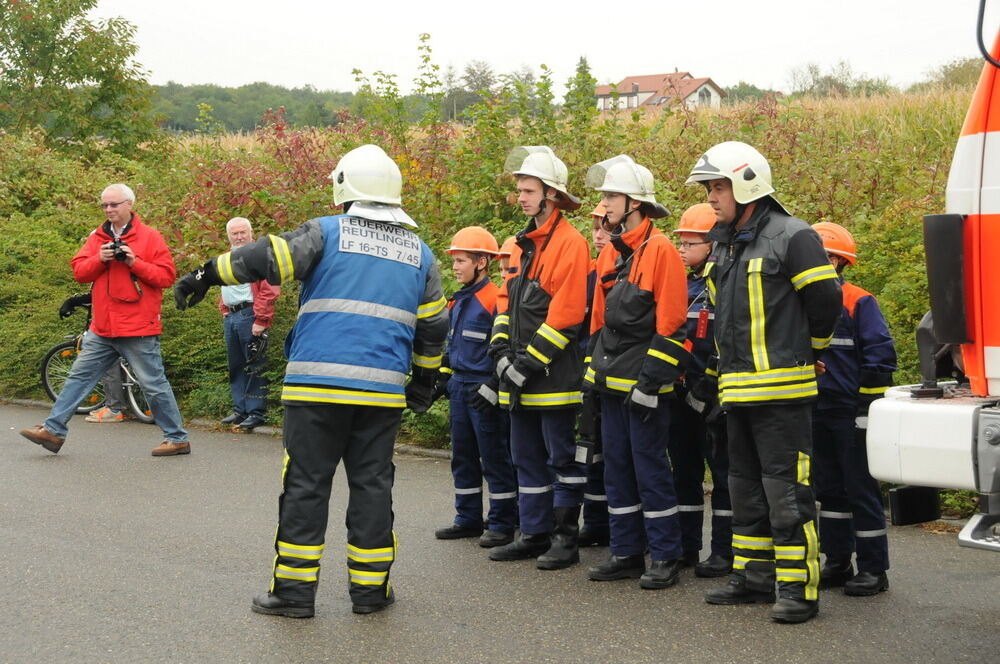 Übung Feuerwehr Betzingen September 2012