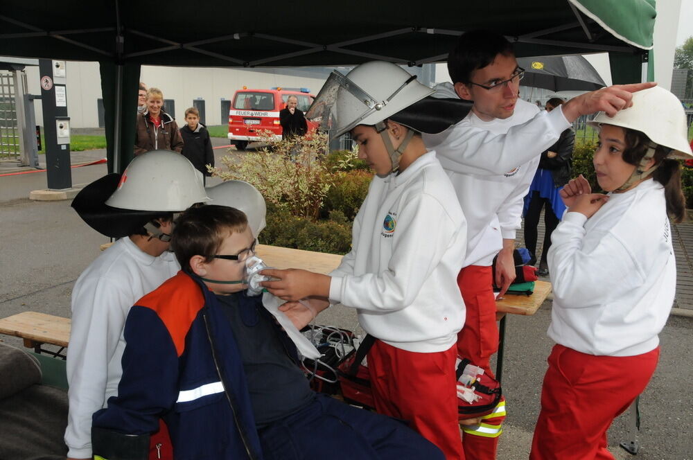 Übung Feuerwehr Betzingen September 2012