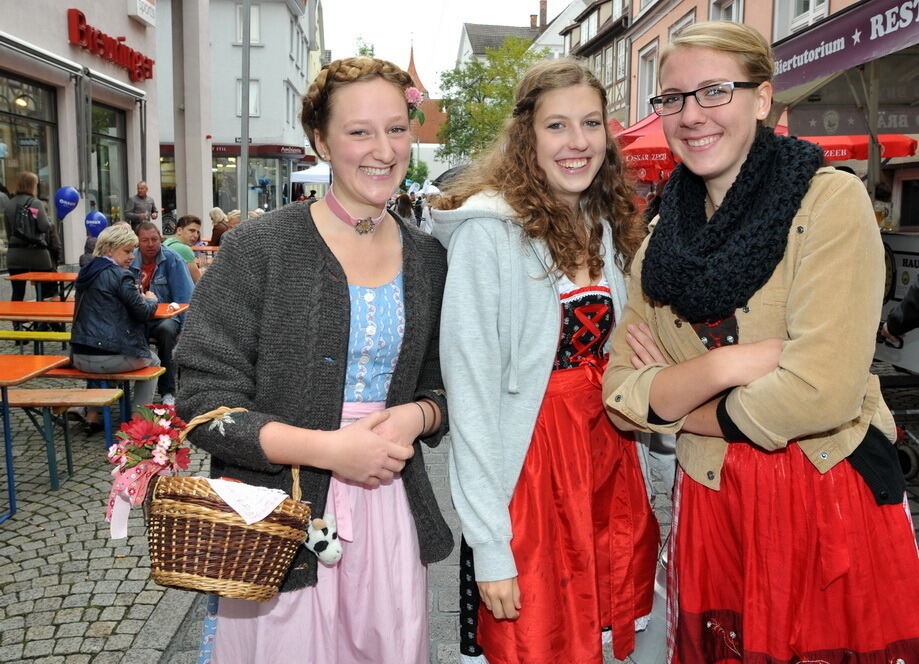 Metzgerstraßenfest und Dirndl-Königinnen-Krönung September 2012