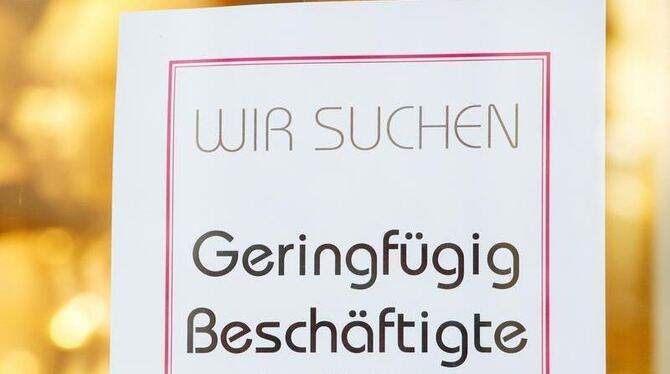 Seit 2003 dürfen Minijobs auch als Nebenjob ausgeübt werden. Foto: Stefan Sauer