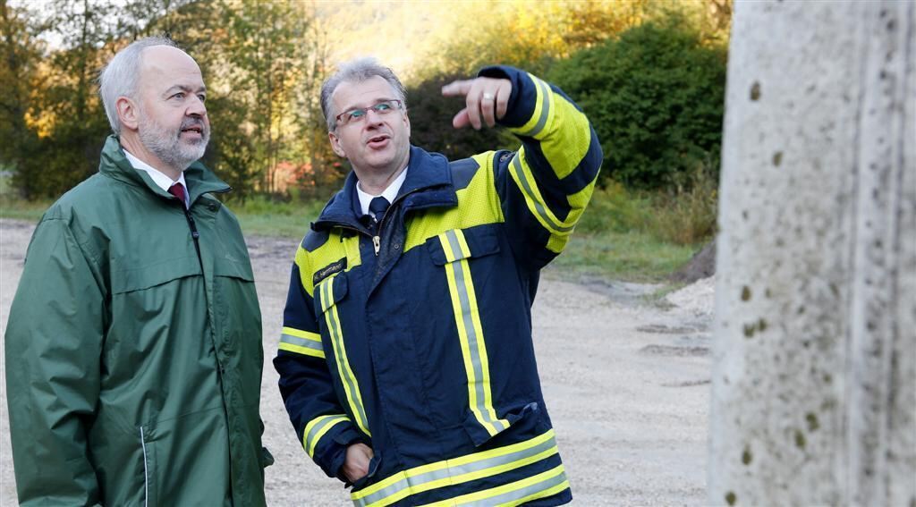 Katastrophenschutz-Vollübung Stürmischer Herbst 2012