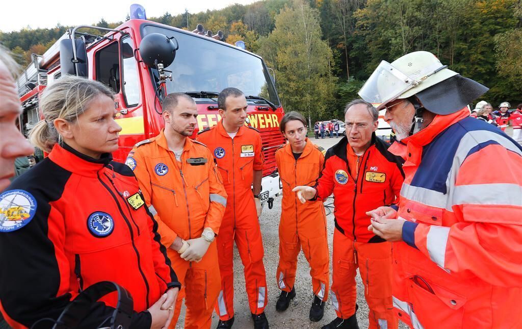 Katastrophenschutz-Vollübung Stürmischer Herbst 2012