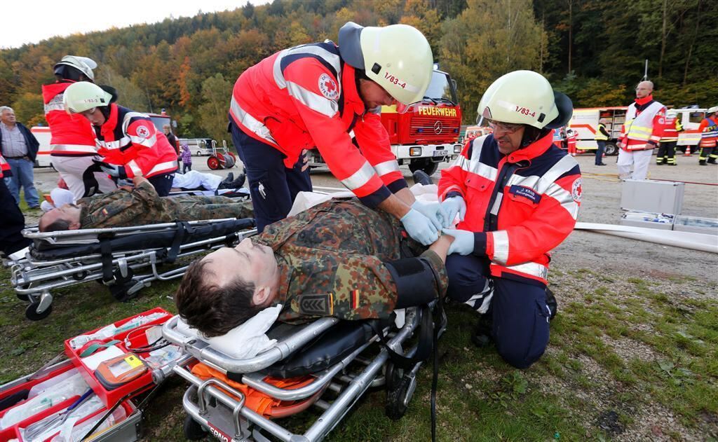 Katastrophenschutz-Vollübung Stürmischer Herbst 2012