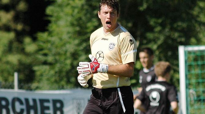 SSV-Keeper Timo Hammel. FOTO: BAUR