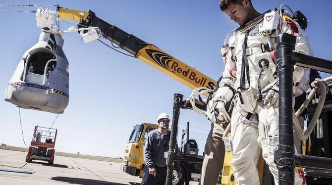 Nun soll er endlich springen können: Felix Baumgartner. Foto: Balasz Gardi