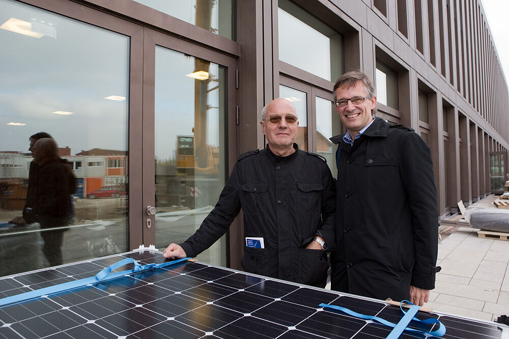 Neue Stadthalle Solaranlage