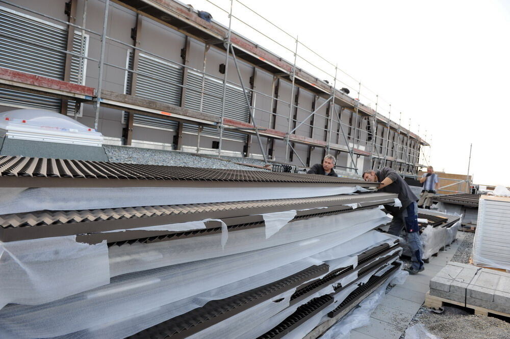 Neue Stadthalle Reutlingen Countdown auf der Großbaustelle