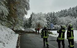 Wintereinbruch im Kreis Reutlingen.