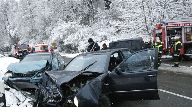 Unfall bei Trochtelfingen. FOTO: PR